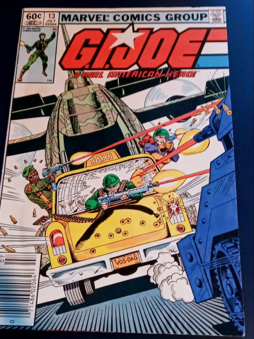SOLD!!! - G.I. JOE-A REAL AMERICAN HERO! Set of 6 Comic Books 1980s - Picture 2 of 13
